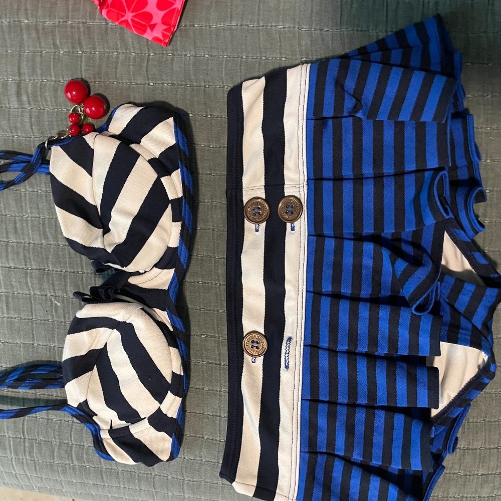 Juicy Couture Bathing Stripped Suit